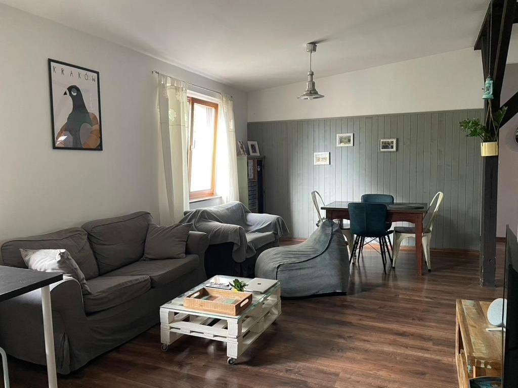 Piekny,Duzy Loft 80 Metrow Blisko Centrum Краков Экстерьер фото